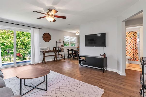 Dining room, Interior, Wood Texture Flooring