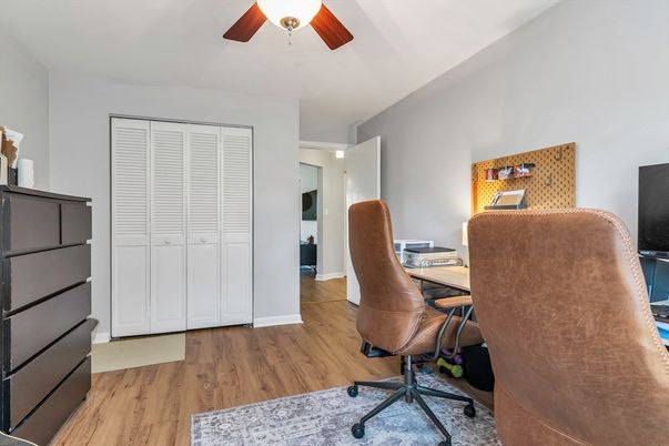 Home Office, Interior, Wood Texture Flooring