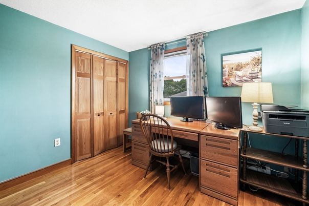 Home Office, Interior, Wood Texture Flooring