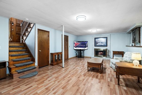 Fireplace, Interior, Living room, Wood Texture Flooring