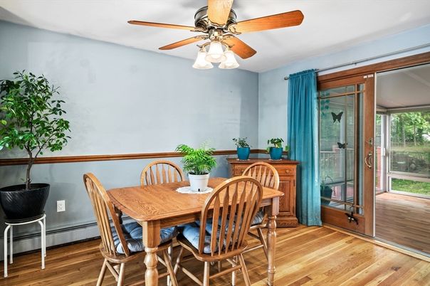 Dining room, Interior, Wood Texture Flooring