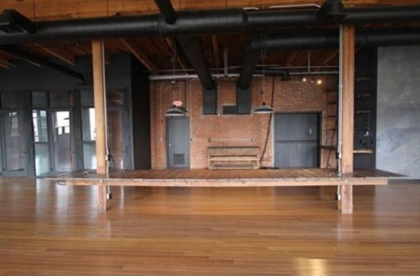 Interior, Stone Walls, Wooden Beams, Wood Texture Flooring