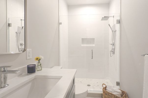 Bathroom, Glass Shower, Interior