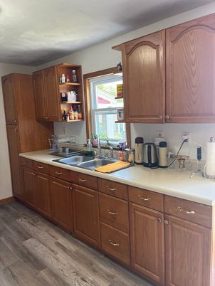 Interior, Kitchen, Wood Texture Flooring