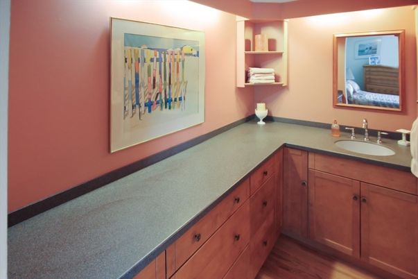 Bathroom, Interior, Wood Texture Flooring