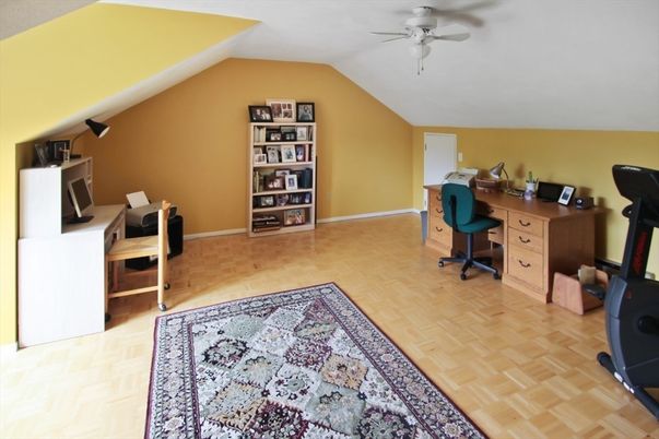 Home Office, Interior, Wood Texture Flooring