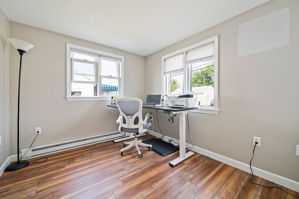 Home Office, Interior, Wood Texture Flooring