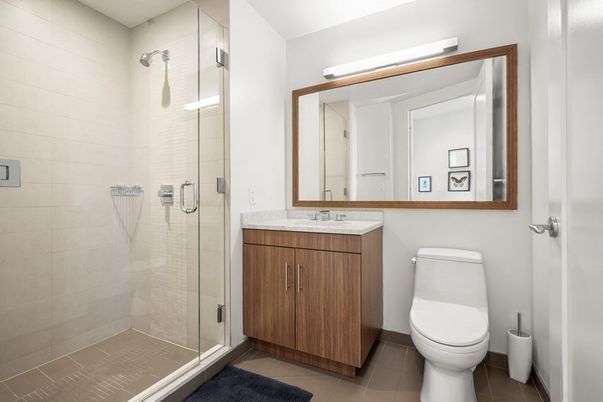 Bathroom, Glass Shower, Interior