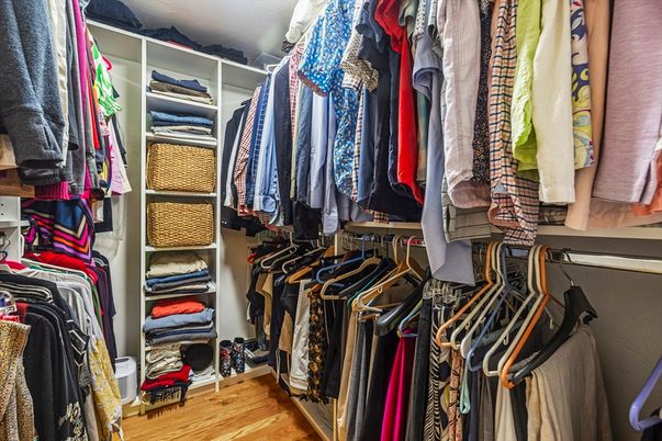 Interior, Walk-in Closets, Wood Texture Flooring