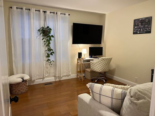 Home Office, Interior, Wood Texture Flooring