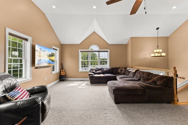 Chandelier, Interior, Living room, Recessed Lighting
