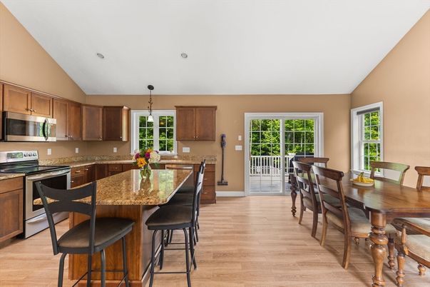 Dining room, Interior, Kitchen, Wood Texture Flooring