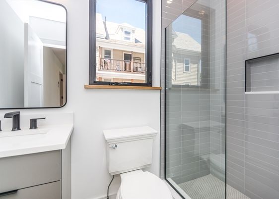 Bathroom, Glass Shower, Interior