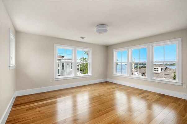 Empty room, Interior, Water, Wood Texture Flooring