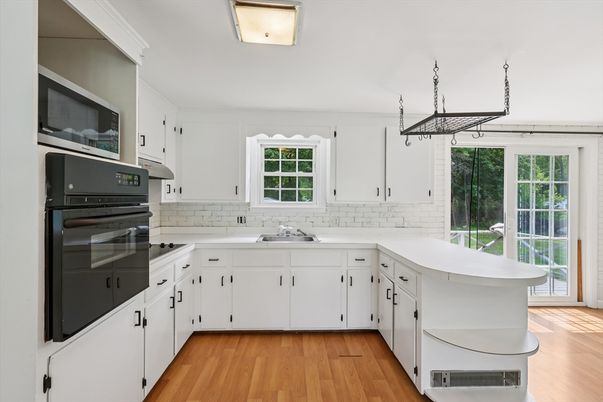 Interior, Kitchen, Wood Texture Flooring
