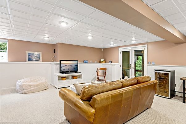 Interior, Living room, Recessed Lighting