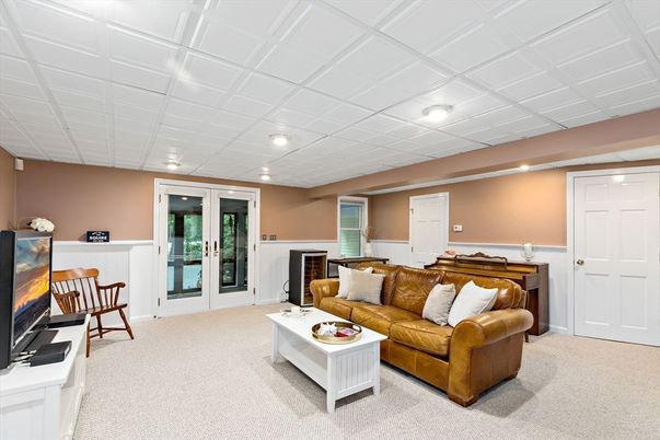 Fireplace, Interior, Living room, Recessed Lighting