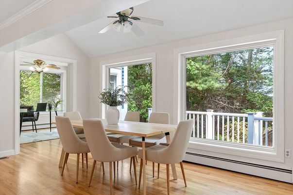 Dining room, Interior, Wood Texture Flooring