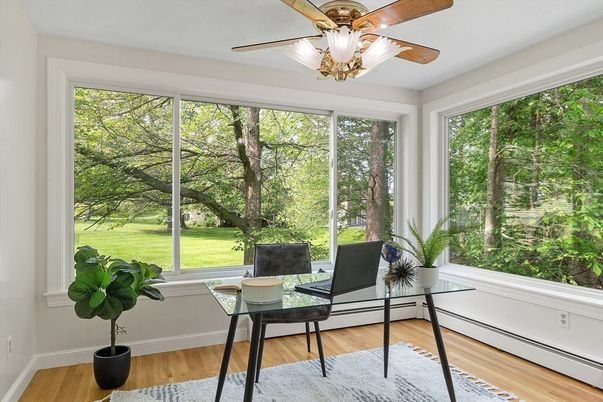 Home Office, Interior, Wood Texture Flooring