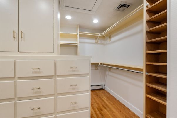 Interior, Recessed Lighting, Walk-in Closets, Wood Texture Flooring
