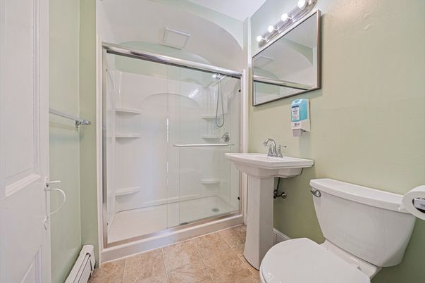 Bathroom, Glass Shower, Interior