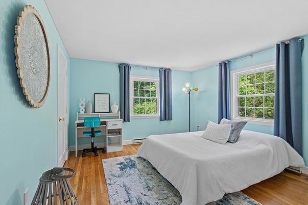 Bedroom, Home Office, Interior, Wood Texture Flooring