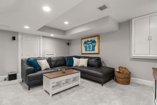 Interior, Living room, Recessed Lighting
