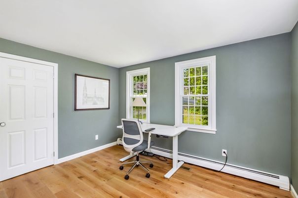 Home Office, Interior, Wood Texture Flooring