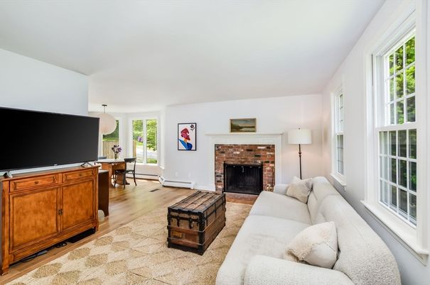 Fireplace, Interior, Living room, Wood Texture Flooring