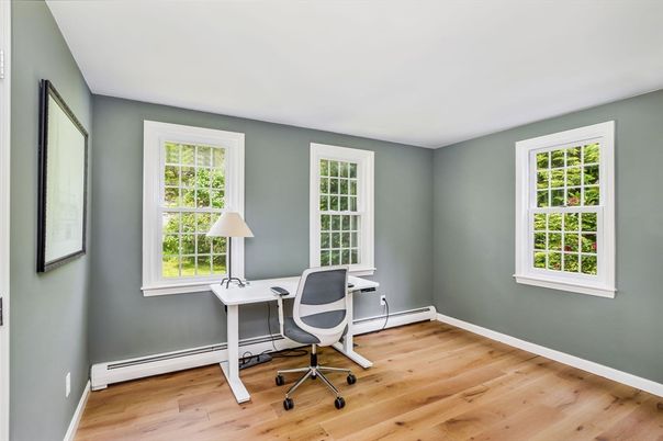 Home Office, Interior, Wood Texture Flooring