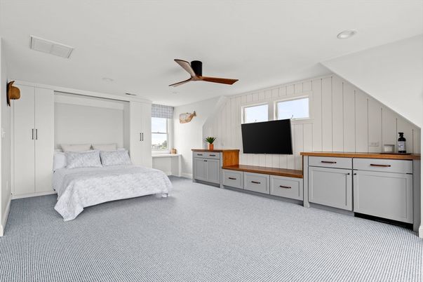 Bedroom, Interior, Recessed Lighting