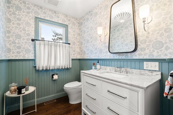 Bathroom, Interior, Wood Texture Flooring