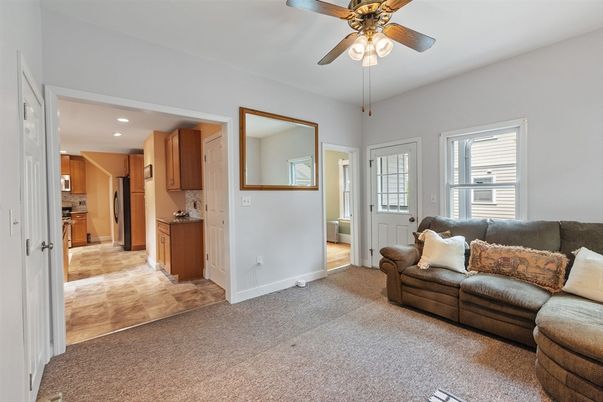 Interior, Kitchen, Living room, Recessed Lighting