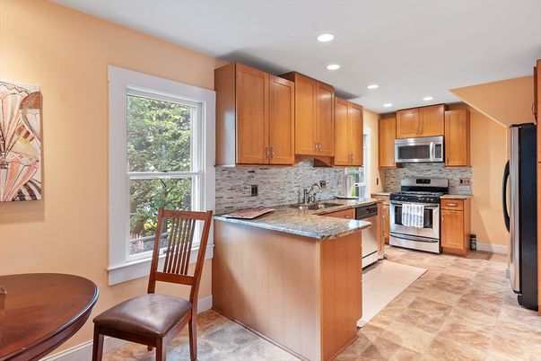 Interior, Kitchen, Recessed Lighting, Stainless Steel Appliances