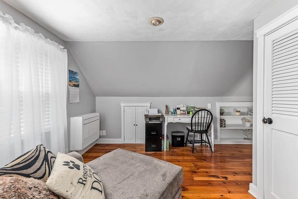 Home Office, Interior, Wood Texture Flooring