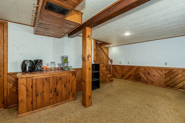 Interior, Recessed Lighting, Wooden Walls
