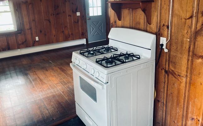 Interior, Kitchen, Wood Texture Flooring, Wooden Walls
