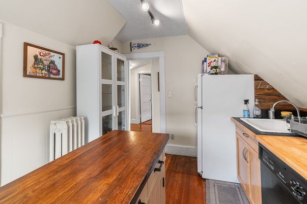 Interior, Kitchen, Wood Texture Flooring