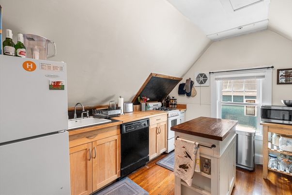 Interior, Kitchen, Wood Texture Flooring