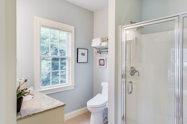 Bathroom, Glass Shower, Interior