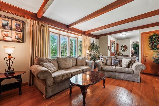 Interior, Living room, Wooden Beams, Wood Texture Flooring