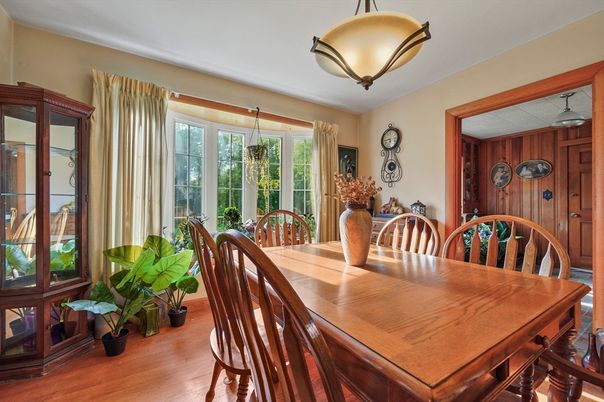 Dining room, Interior, Wood Texture Flooring