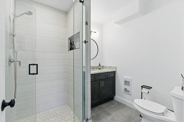 Bathroom, Glass Shower, Interior