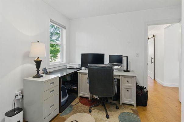 Home Office, Interior, Wood Texture Flooring
