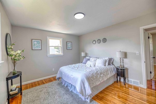 Bedroom, Interior, Wood Texture Flooring
