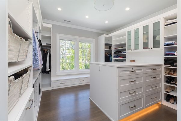 Interior, Recessed Lighting, Walk-in Closets, Wood Texture Flooring