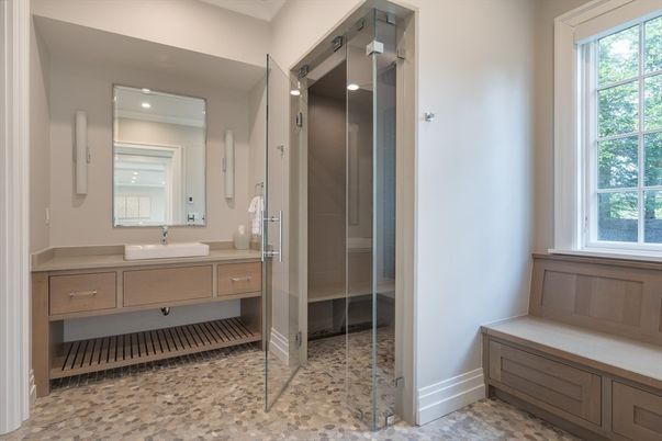Bathroom, Interior, Recessed Lighting