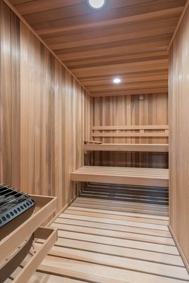 Interior, Recessed Lighting, Sauna Room