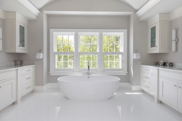 Bathroom, Dual Sink Vanities, Free Standing Baths, Interior