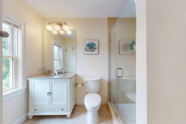 Bathroom, Glass Shower, Interior